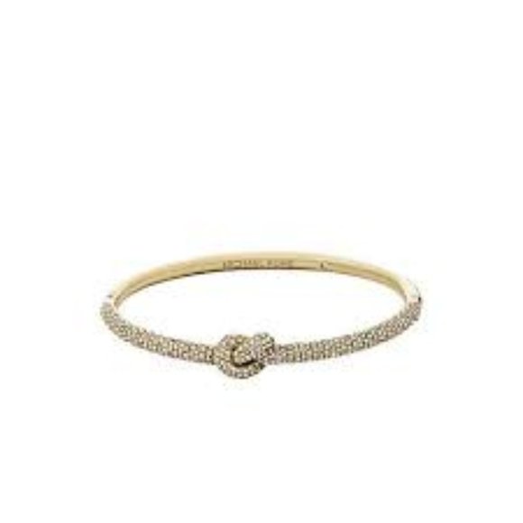 Michael Kors Knot Hinge Bracelet in Gold/Pave - Picture 1 of 1